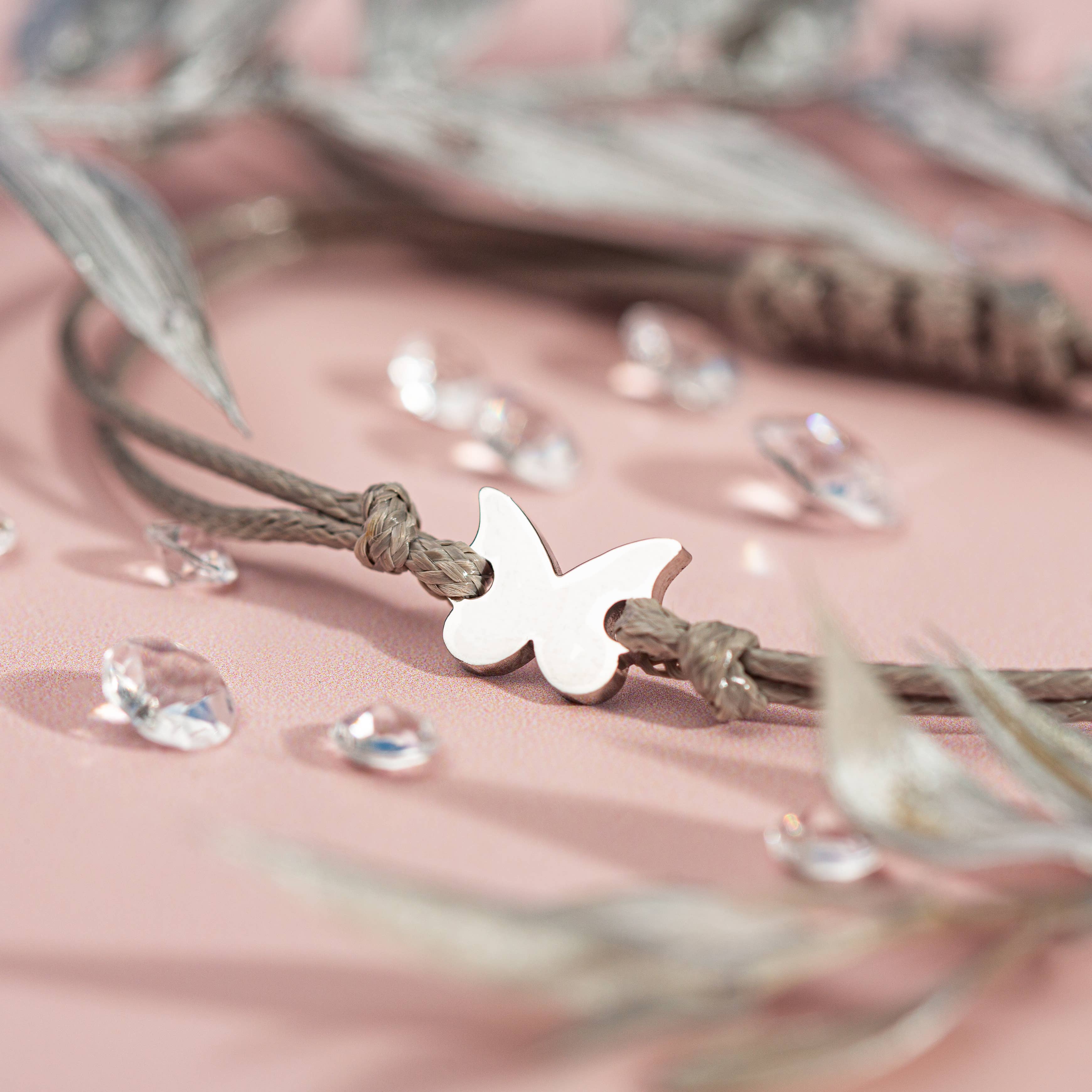 Letterbox Love Bracelets – wholesale Charm/dangle bracelet – Here For You Butterfly Bracelet2