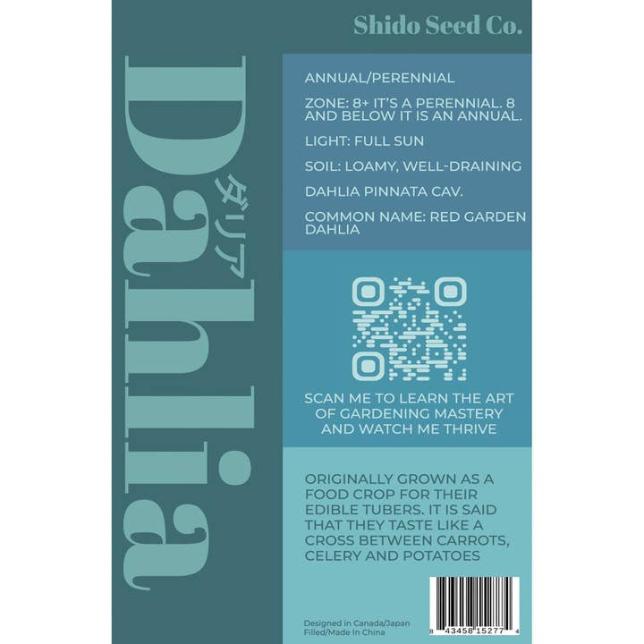 Chive - Wholesale Plant Seeds - Shido Seeds: Dahlia Flower Seeds Packet - Plant Care Accessories, Plant Related Gifts, Plant Art1
