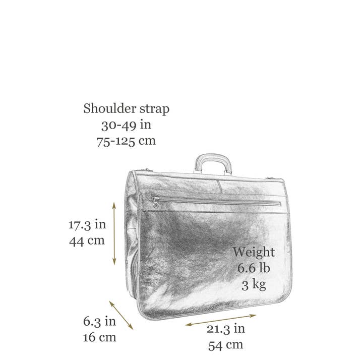 Time Resistance – wholesale Garment bag – unisex – Leather Garment Bag - Great Expectations8