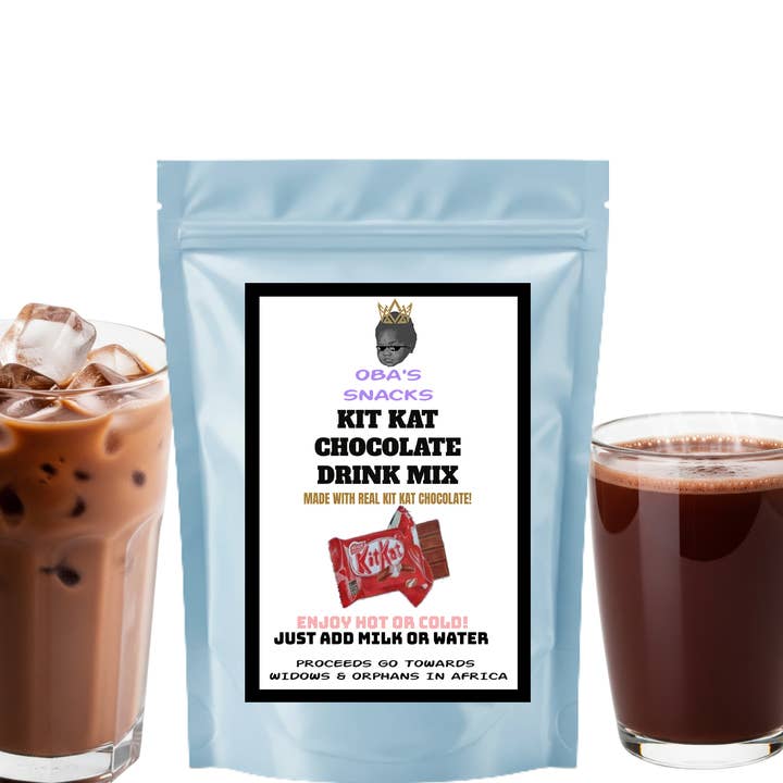 Premium Chocolate Drink Mix- Kit Kat inspired for wholesale by Oba's Snacks