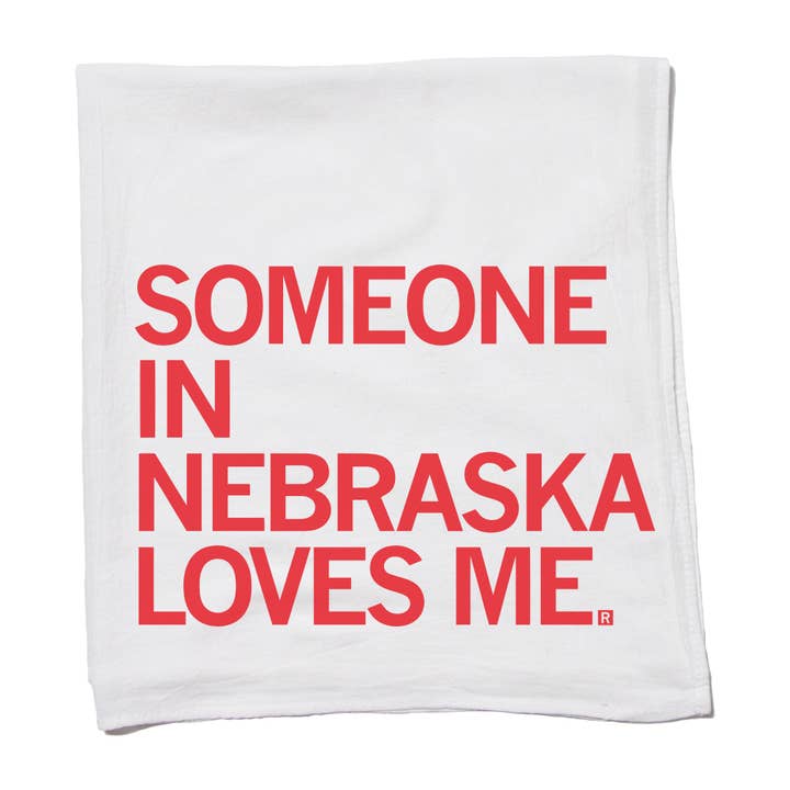Someone Loves Me NE Kitchen Towel for wholesale by RAYGUN