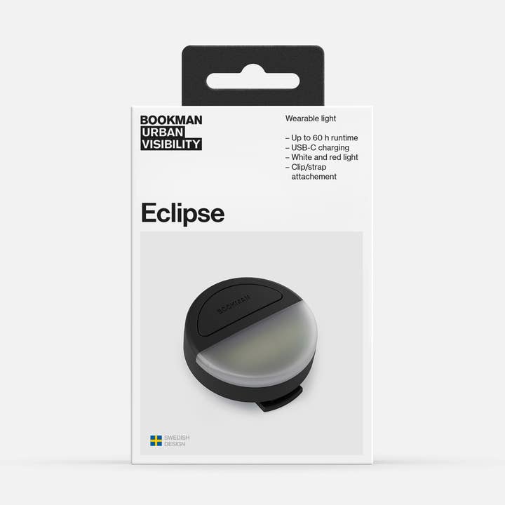 Eclipse Safety Light — Rechargeable, Wearable, Visible for wholesale by Bookman Urban Visibility