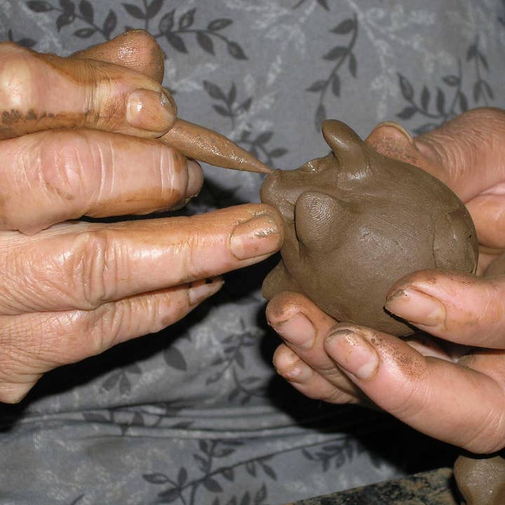 Ten Thousand Villages - Wholesale Decorative Figurine - Good Luck Pig