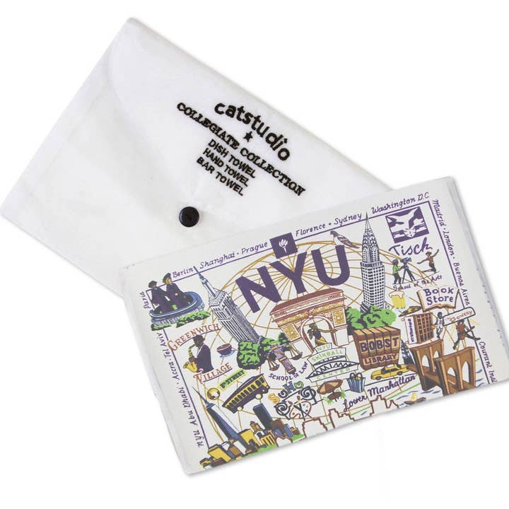 catstudio - Wholesale Tea Towel - New York University (NYU) Collegiate Dish Towel