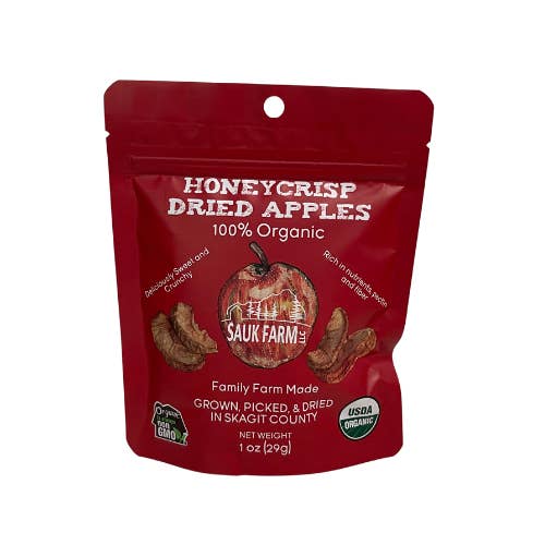 Sauk Farm LLC - Wholesale Dried/Dehydrated Fruit - Honeycrisp Dried Apples, ORG
