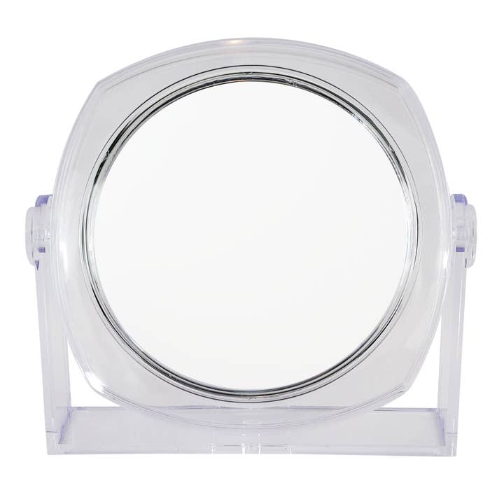 Rucci Professional - Wholesale Compact mirror - M821 Dual-Sided 1X/10X Acrylic Tabletop Magnifying Mirror2