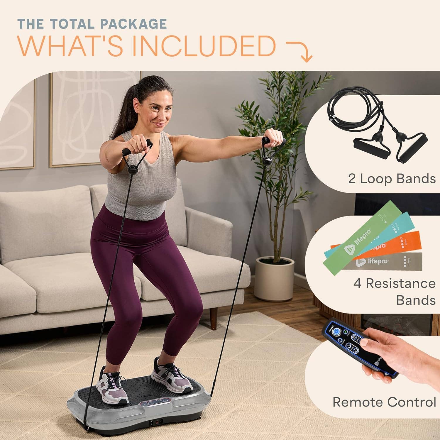 LifePro - Wholesale Fitness Equipment - Lifepro Waver Vibration Plate – Full-Body Exercise Machine24