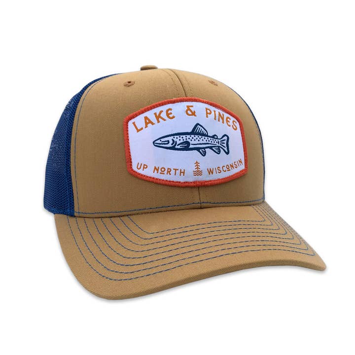 Up North Fishing Snapback – Brook for wholesale by Forward Apparel Co.