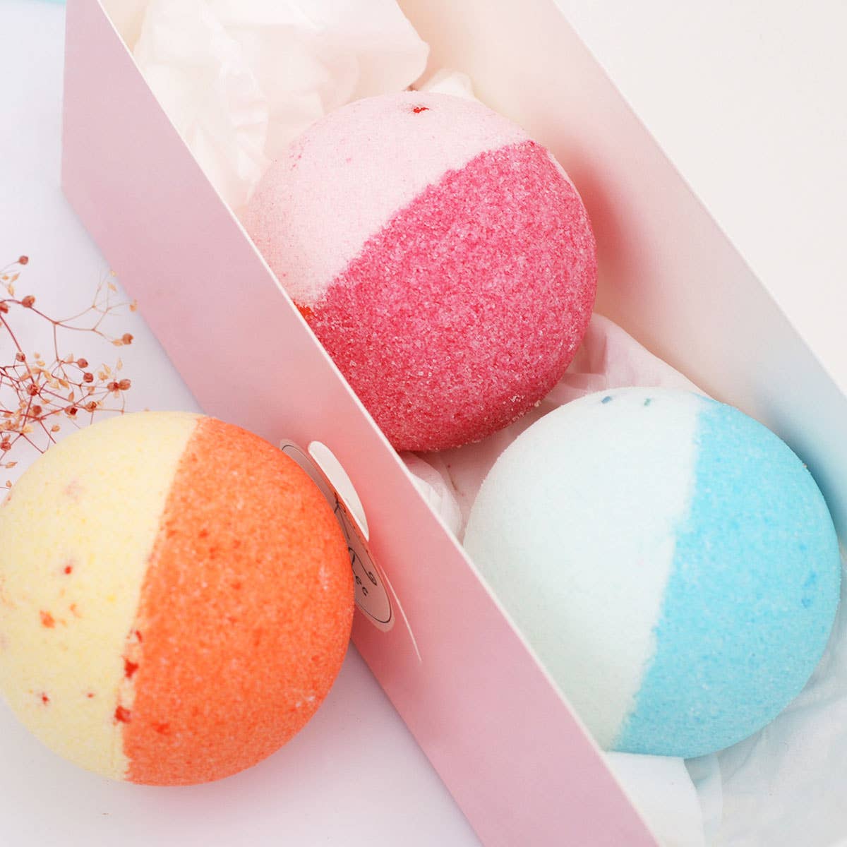 BadeFee - Vendita all'ingrosso Bombe/polveri da bagno - Set regalo bombe da bagno / sfere da bagno "Esotico"3