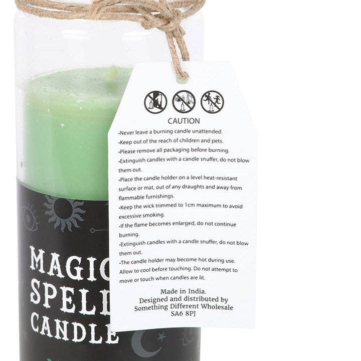 Something Different Wholesale - Wholesale Jar/filled candle - Luck Green Tea Magic Spell Tube Candle2