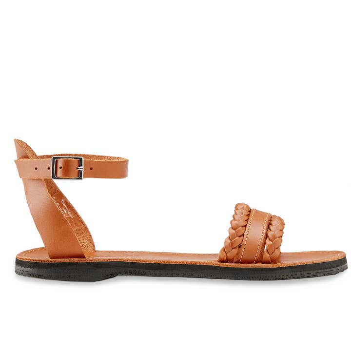 Caramel The Bohemia Leather Sandal for wholesale on Faire2