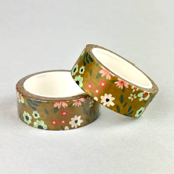 S Pogas Art - Wholesale Washi Tape - Floral Washi Tape0