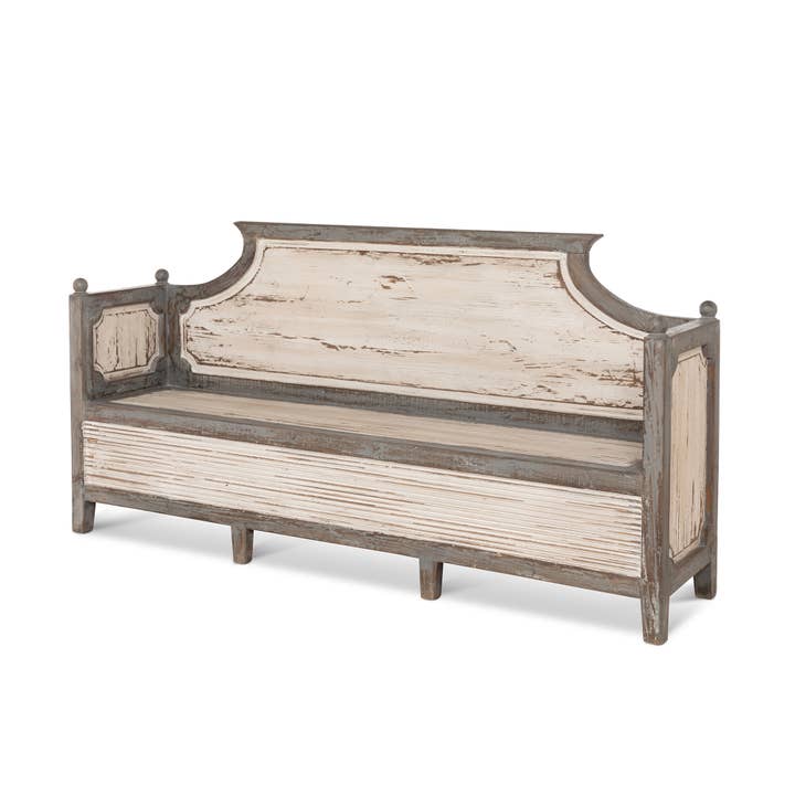 Promo Simone Wooden Bench for wholesale by Park Hill Collection