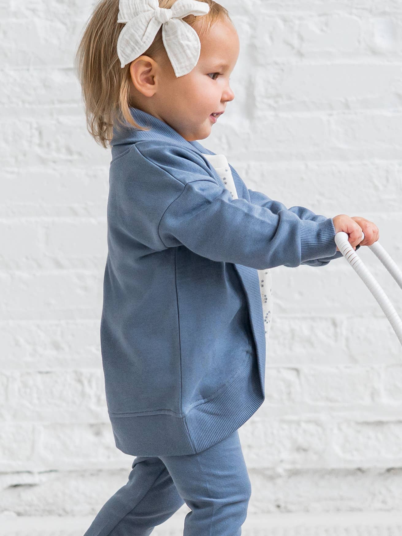 Colored Organics - Wholesale Cardigan - Kids - Finola Fleece Cocoon Cardigan4