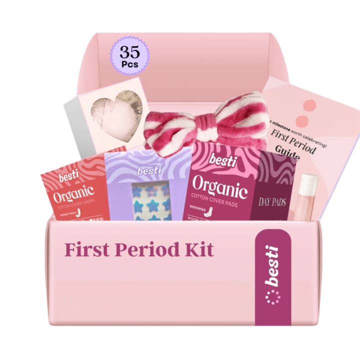 Besti Co. - Wholesale Menstrual Pad/Liner - First Period Kit - Spanish Version0