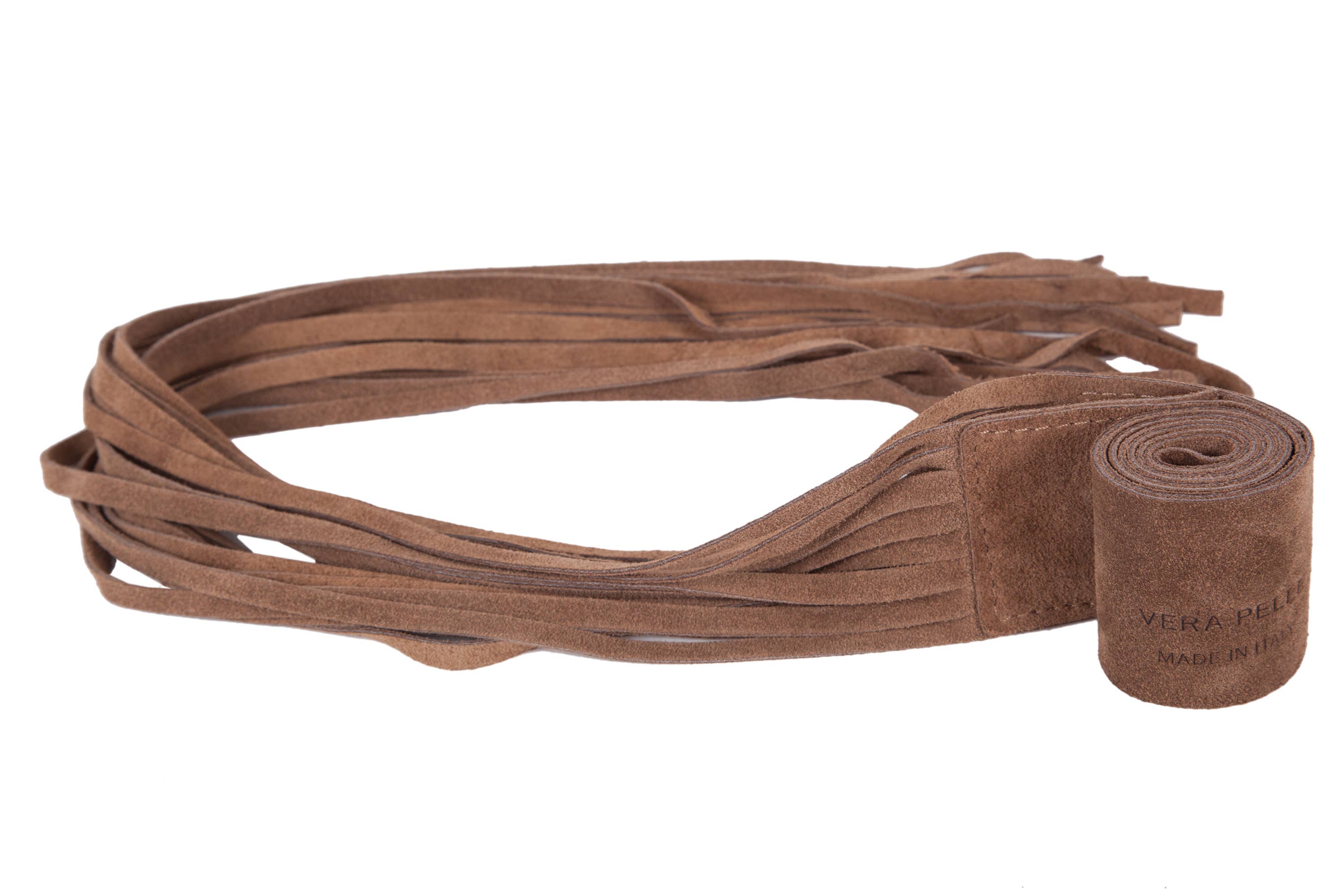 Chenson & Gorett - Wholesale Belt - Women's - Italian Suede Women's Belt with Fringes without Buckle4