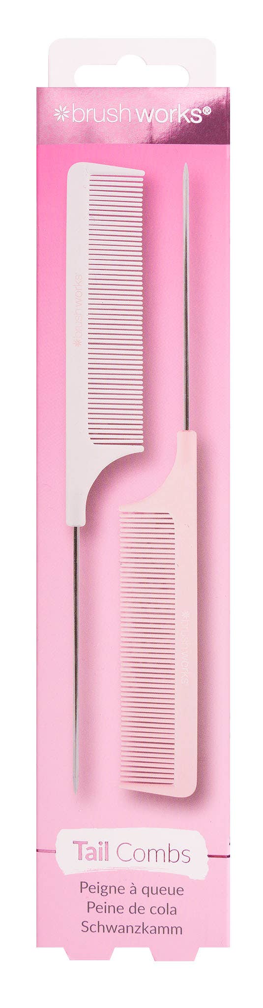Soinvogue - Wholesale Hair Brush/Comb - Brushworks Professional Needle Combs - 2 Pack0
