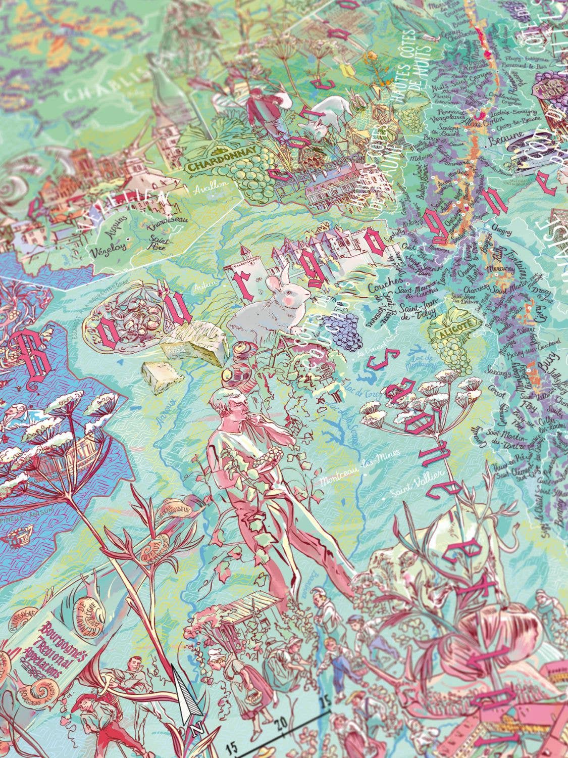 Water & Wines - Wholesale Puzzle - Adult - Wine Puzzle - Bourgogne6