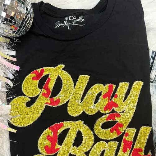 Play Ball Softball Sweatshirt for wholesale by Shop Southern Belle