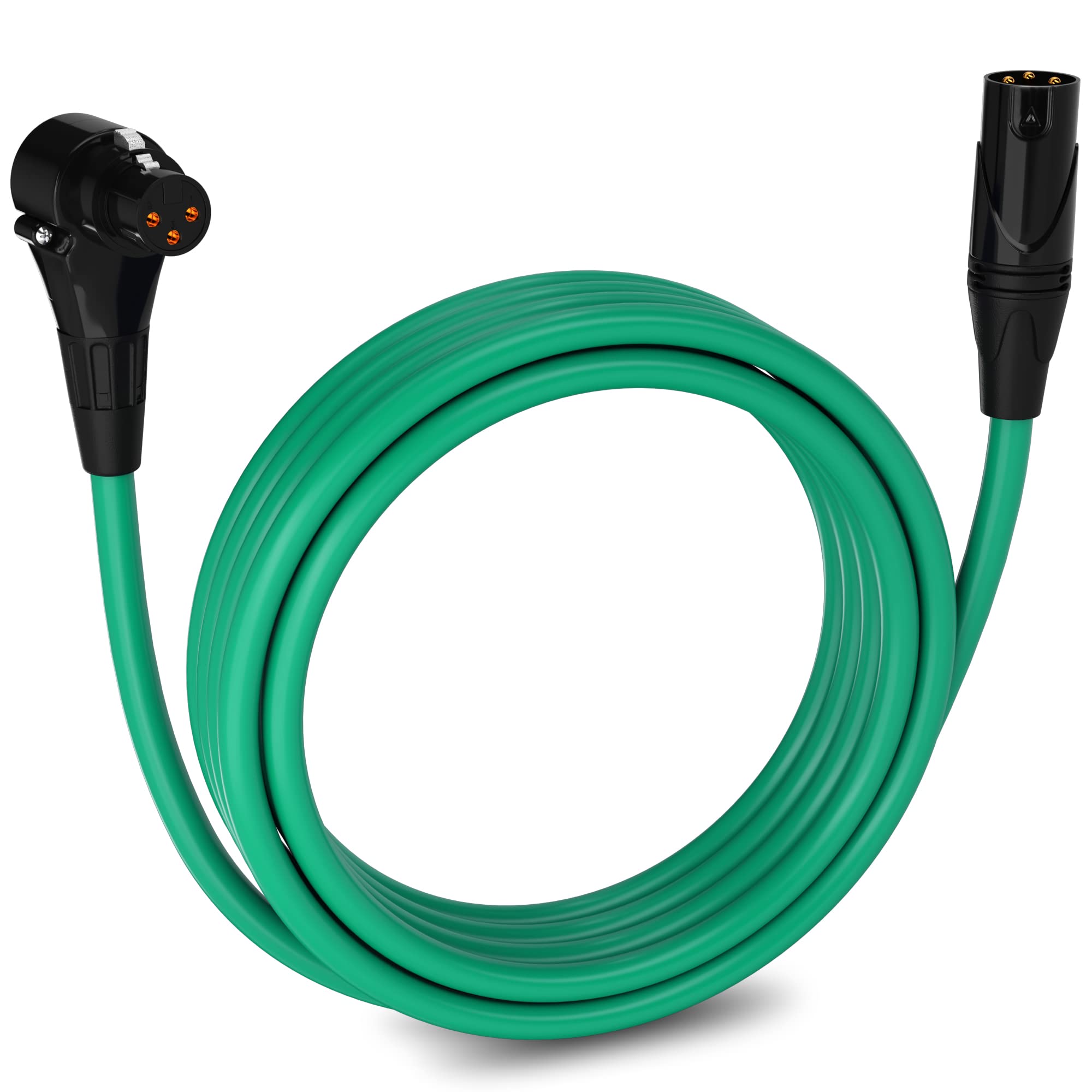 LyxPro - Wholesale Muziekaccessoire - Microfoon XLR gehoekte vrouwelijke kabel 3-pins microfoonkabel Pro Audio20