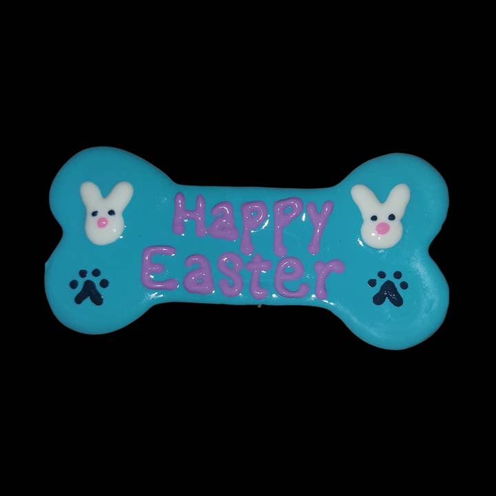 Easter Bone Cookie for wholesale by P.S. Paws Pet Bakery