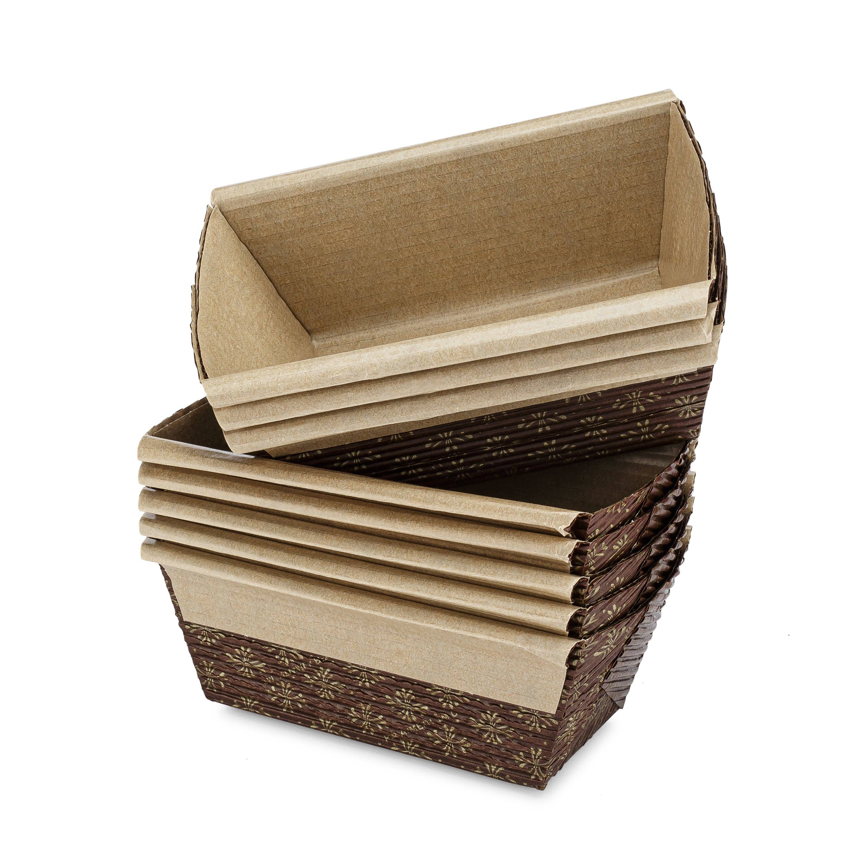 Kitchen Supply Wholesale - Wholesale Baking Dish - Mini Loaf Paper Baking Pan 50-Pack, 4 x 2 x 2 Inches3