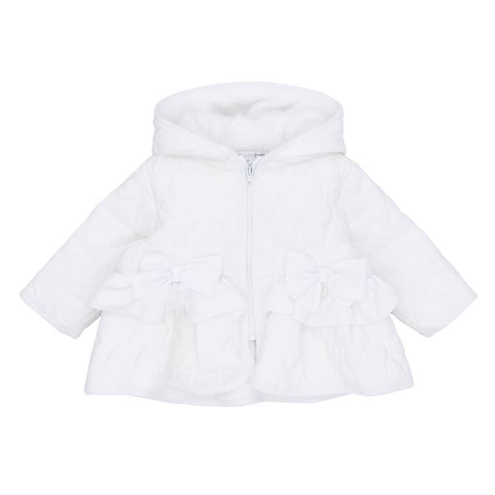 Chaqueta acolchada blanca LAGOS para niñas para venta al por mayor de Blues Baby