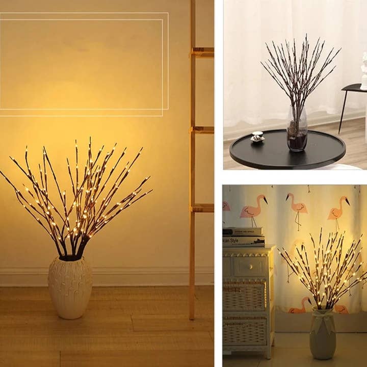 BRECK + FOX - Wholesale Artificial Flowers - Willow Glow Branch3