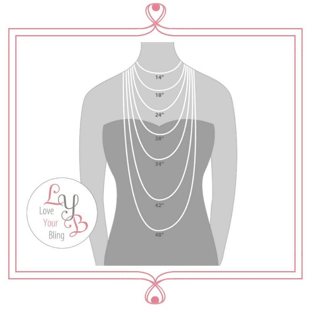 Love Your Bling® - Wholesale Pendant/Charm Necklace - Blush pink Emerald Cut Crystal necklace3