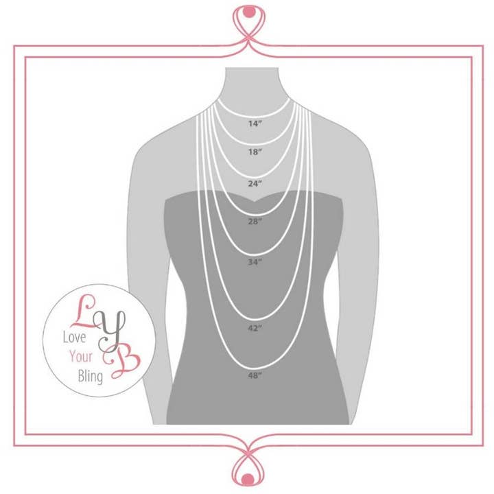 Love Your Bling® - Wholesale Pendant/Charm Necklace - Blush pink Emerald Cut Crystal necklace3