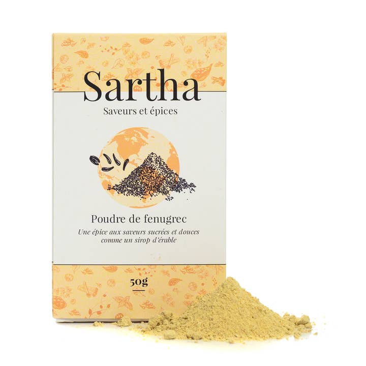 Bockhornsklöver pulver 50g ursprung Indien för wholesale av Sartha