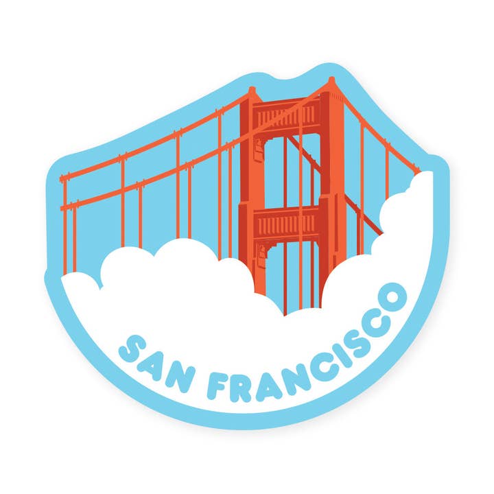 SF Sticker Pont pour la vente par Seltzer Goods