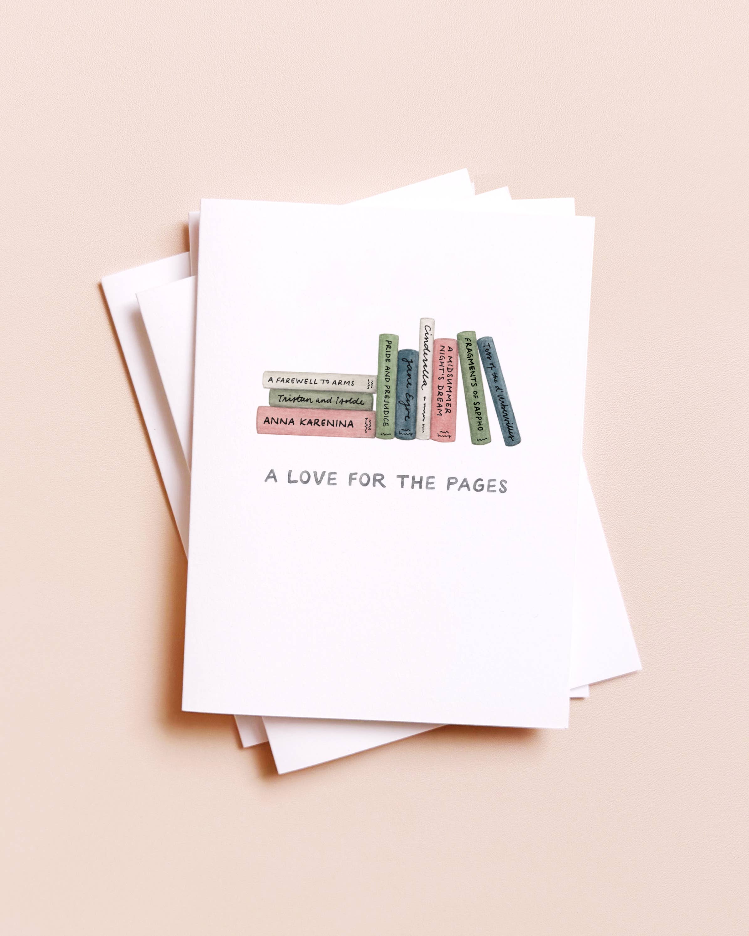 Amy Zhang - Wholesale Love Card - Love For the Pages — Book-Inspired Love / Wedding Card