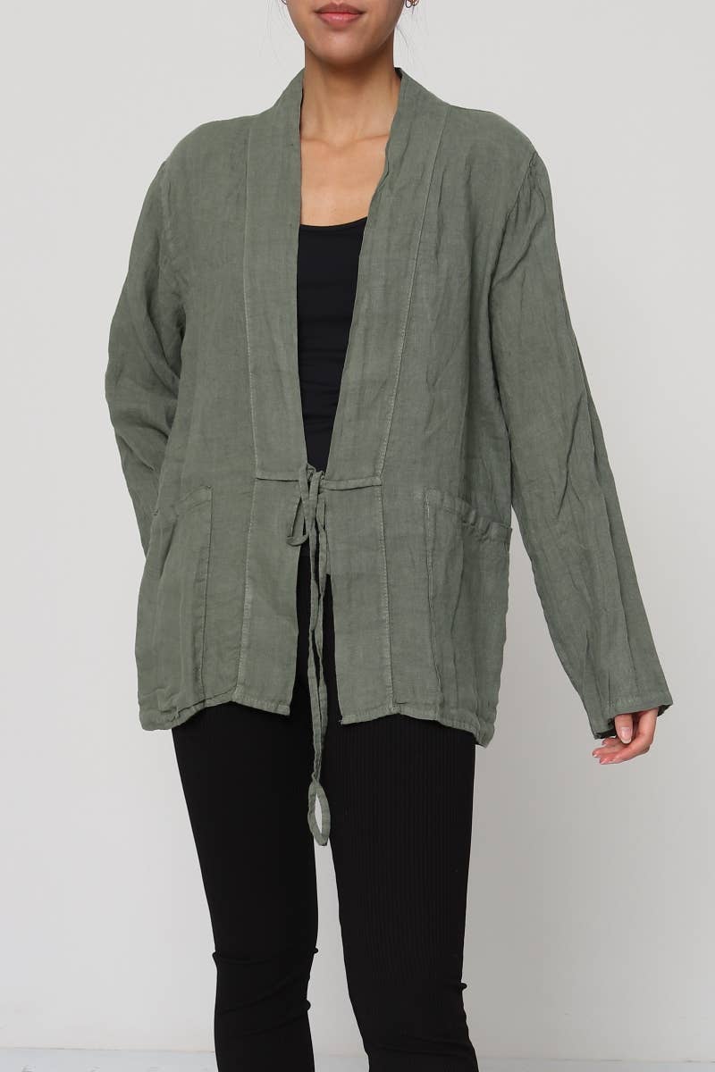 LÉA & LUC - Vendita all'ingrosso Gilè imbottito - Donna - Gilet da donna in lino 100% REF. 788914