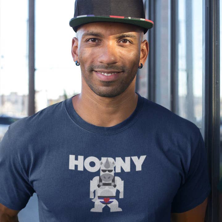 Leather Pride Unicorn T-Shirt - Horny for wholesale by Mischief Mates