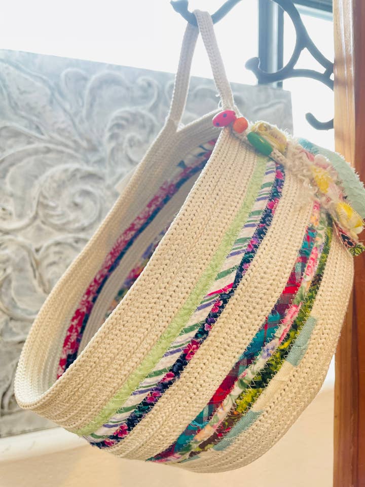 Fleurige fietsmand Fiesta voor wholesale door Sow's Ear