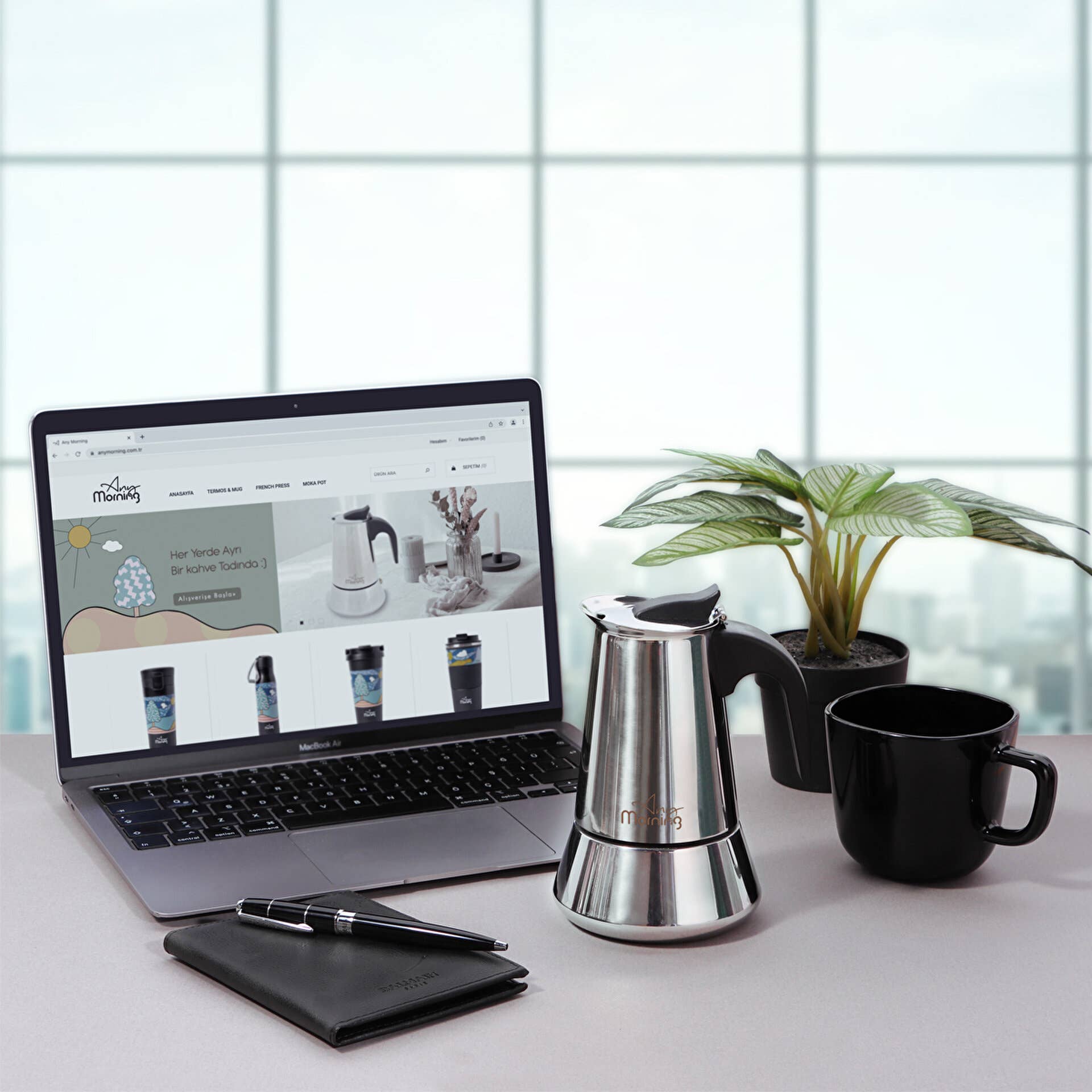 Biggbrands – wholesale Espresso maker – Any Morning Stainless Steel Espresso Coffee Maker2