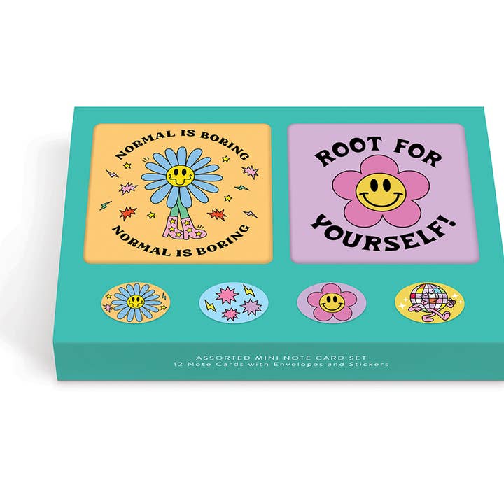 Be the Sunshine Mini Note Card Set with Stickers for wholesale by Studio Oh!