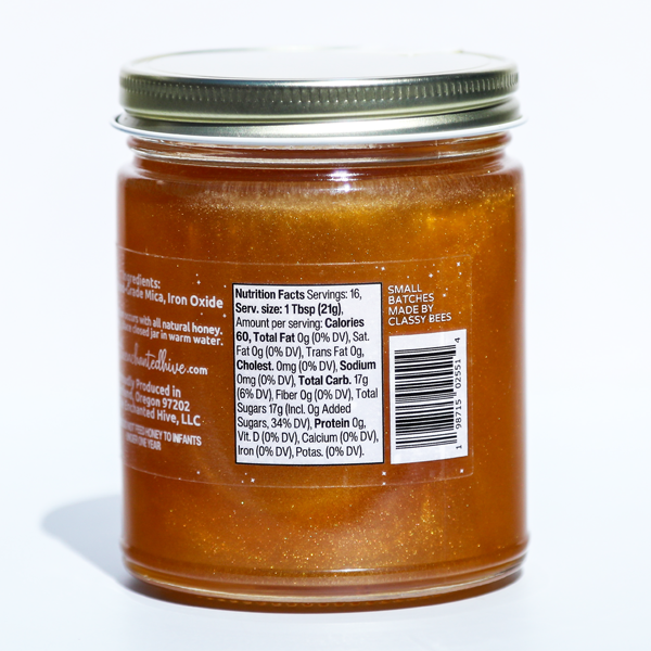 The Enchanted Hive - Wholesale Honey - Sparkle & Honey Original Gold 12oz2