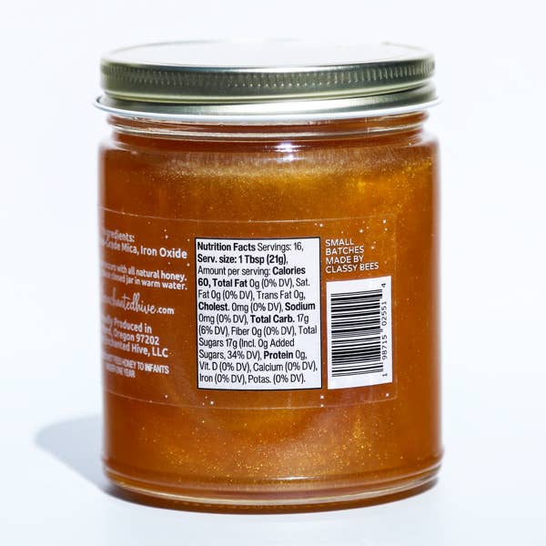 The Enchanted Hive - Wholesale Honey - Sparkle & Honey Original Gold 12oz2