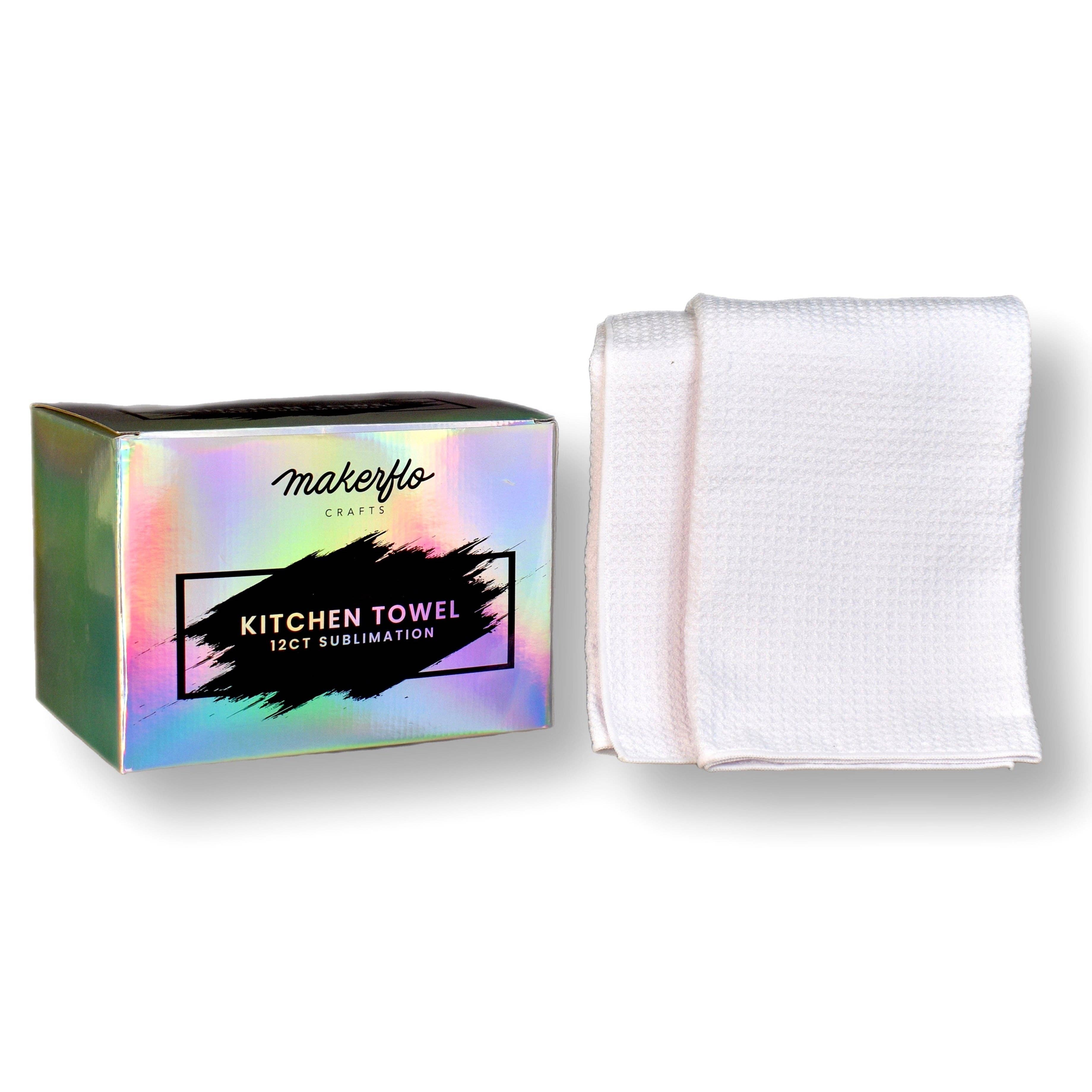 MakerFlo - Wholesale Tea Towel - Sublimation Kitchen Towel0