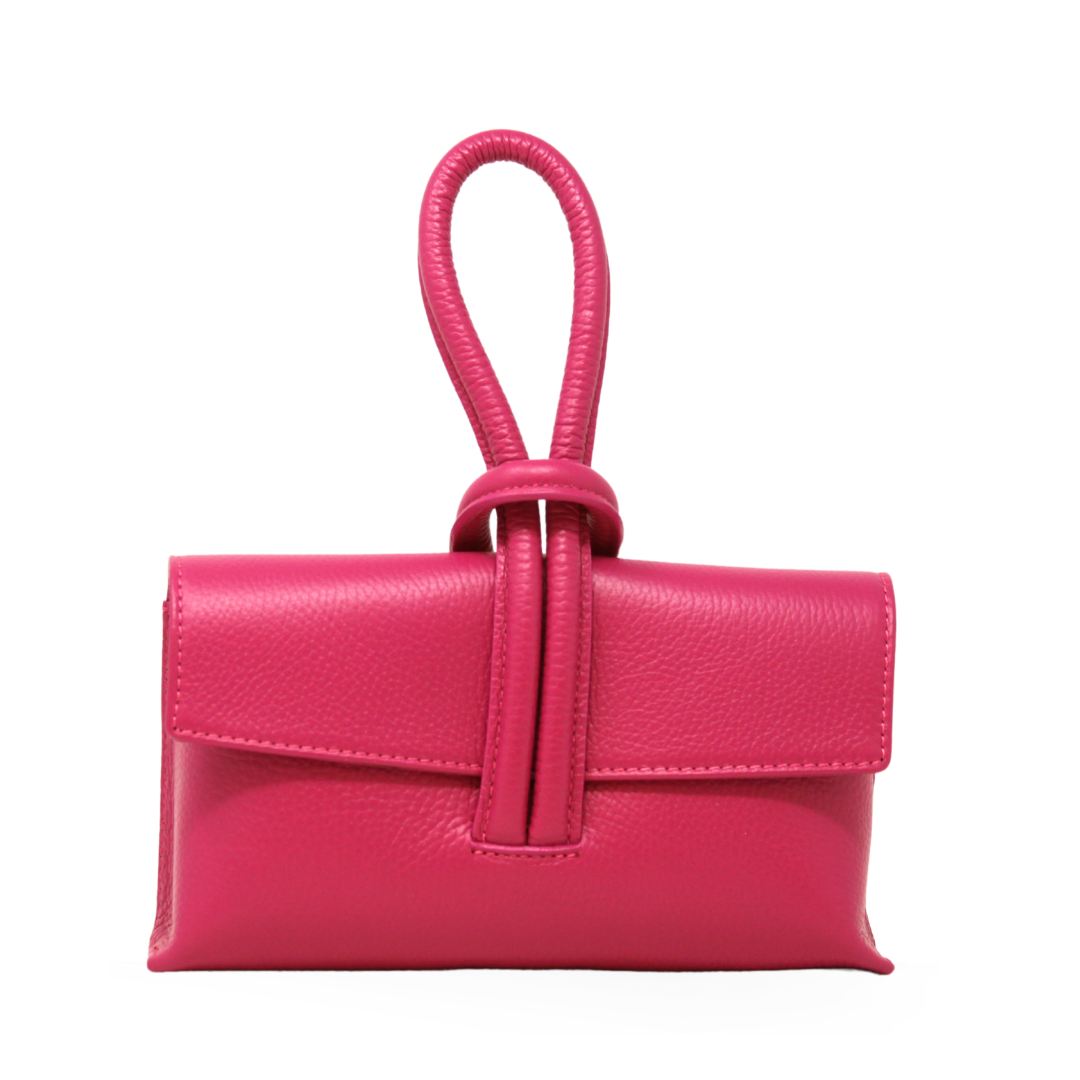 German Fuentes Handbags - Wholesale Pouch - Women's - GF0467 GENUINE ITALIAN LEATHER  WRISTLET BAG7