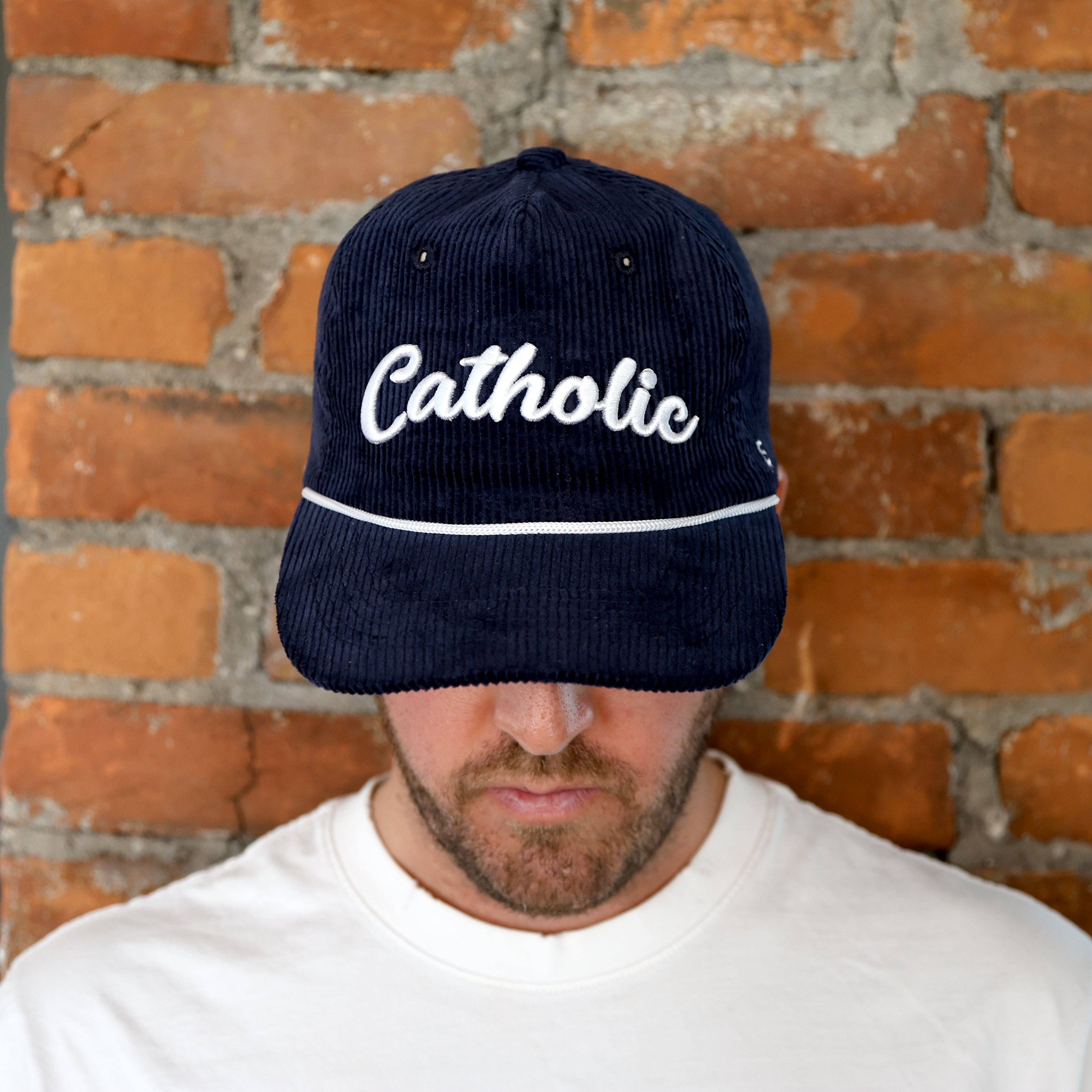 Sock Religious - Wholesale Honkbalpet - Uniseks - Katholieke Retro Corduroy Hoed9