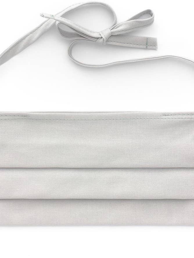 Pleated Face Mask - Silver for wholesale by Art Style Design Living