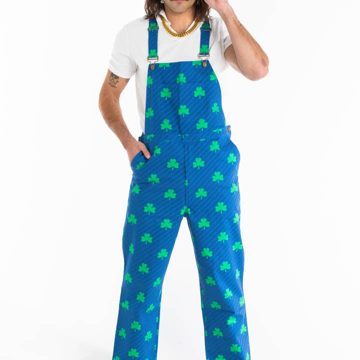 The Boondocks | St Pats Clover Men's Overalls for wholesale by Shinesty, Inc