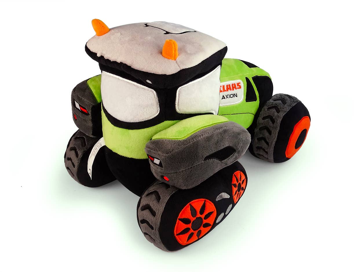 American Hobbies & Merchandising - Vente Peluche – enfant et bébé - Jouet en peluche souple UH Kids Claas Axion avec Half Tractor3