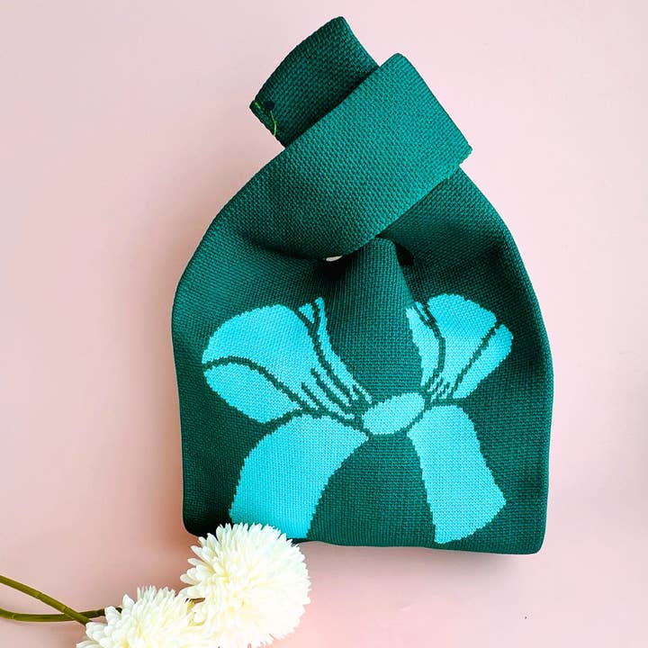Tiny Gift Society - Wholesale Tote bag – Women's - Woven Bow Bag | Korean Bag | Small Accessory and Book Tote3