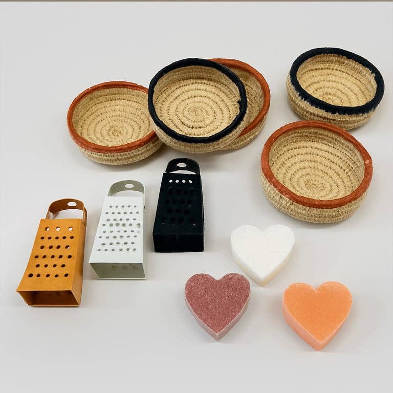 ByBazz - Wholesale Decorative Plate/Dish/Bowl - Schaaltje Raffia Mini8