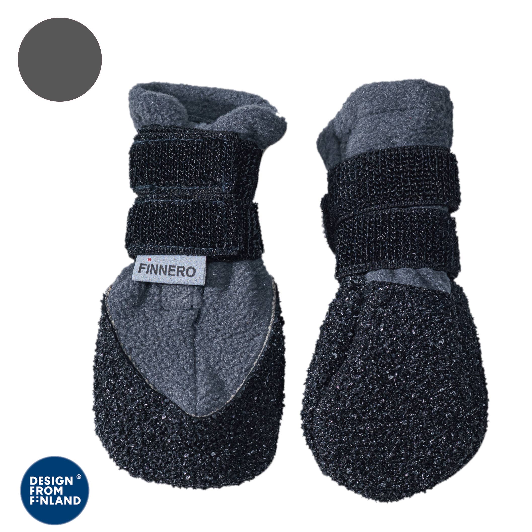 FINNERO - Venta al por mayor Botas - Perros - Botines suaves de invierno FINNERO HALLA LUX para perros, paquete de 2 unidades0