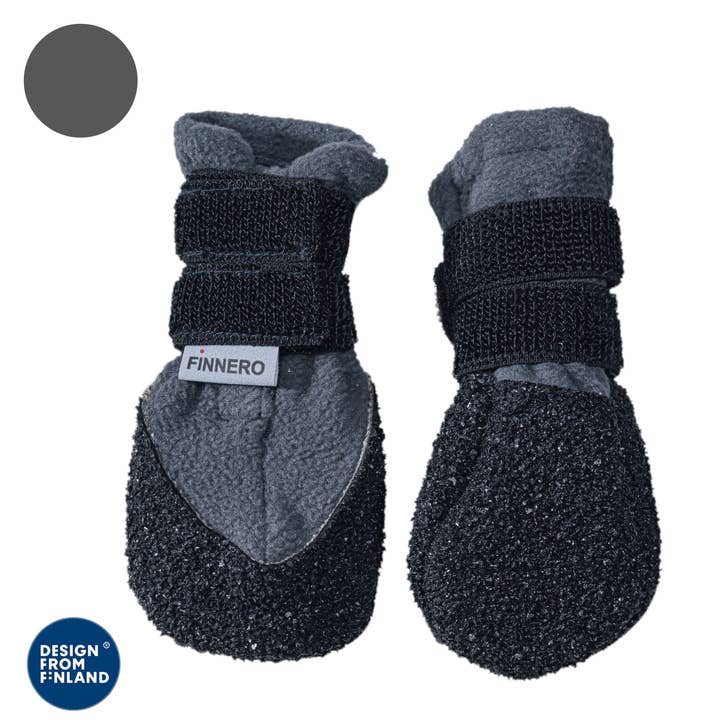 FINNERO - Wholesale Pet Boots - Dog - FINNERO HALLA LUX Soft Winter Booties For Dogs, 2 pcs/pack